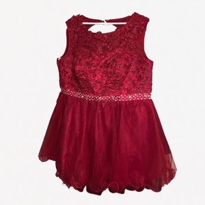 Red Homecoming Dress Plus Size